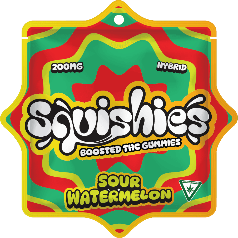 Squishies Sour Watermelon | 200mg Gummies