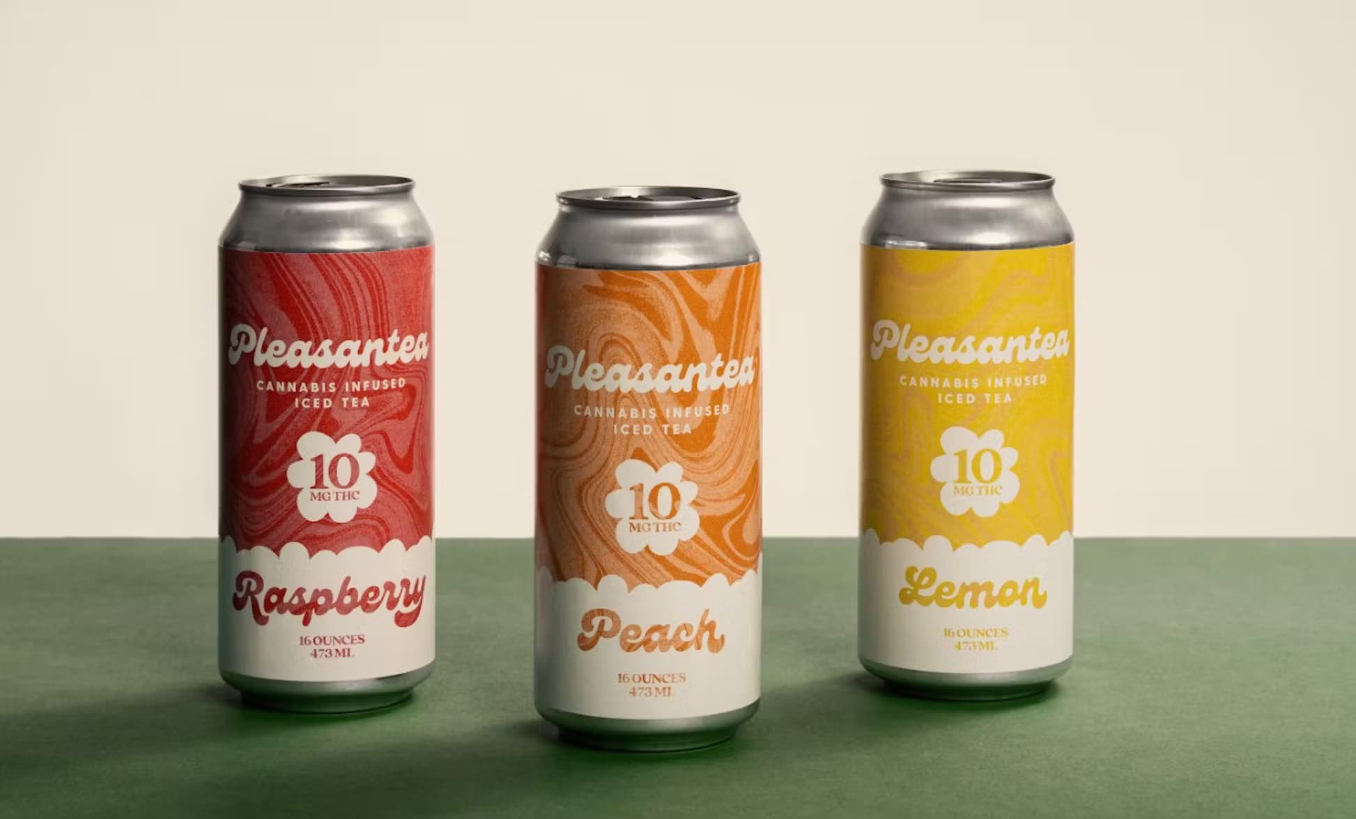 Pleasanteas Raspberry | 10mg THC Iced Tea