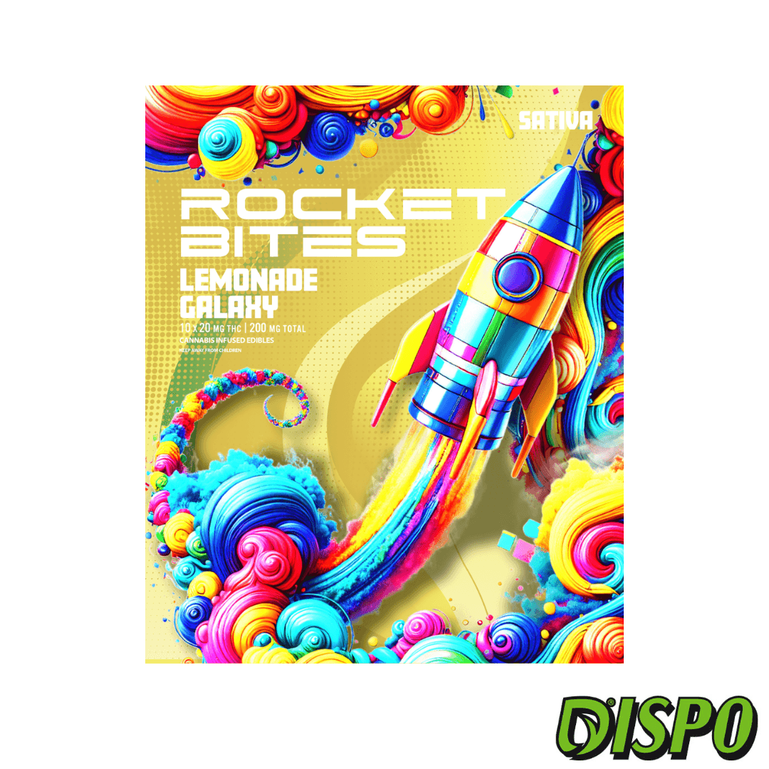 Rocket Bites Lemonade Galaxy | Gummies | 200mg (10pk)