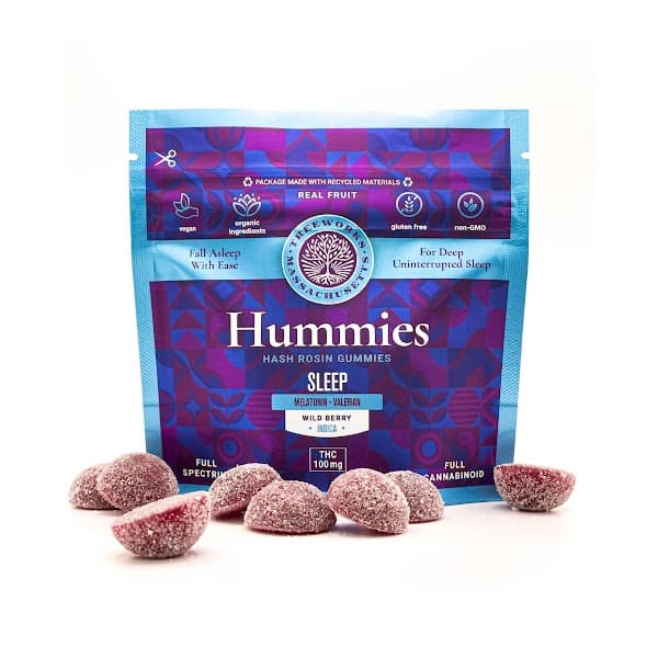 Hummies Sleep | Hash Rosin Gummies | 20 Pack
