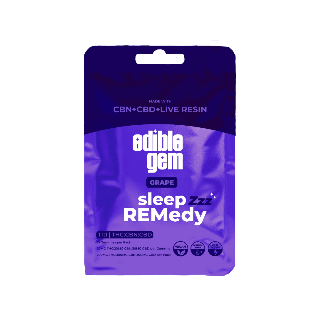 Edible Gem Sleep REMedy Grape 1:1:1 THC:CBD:CBN