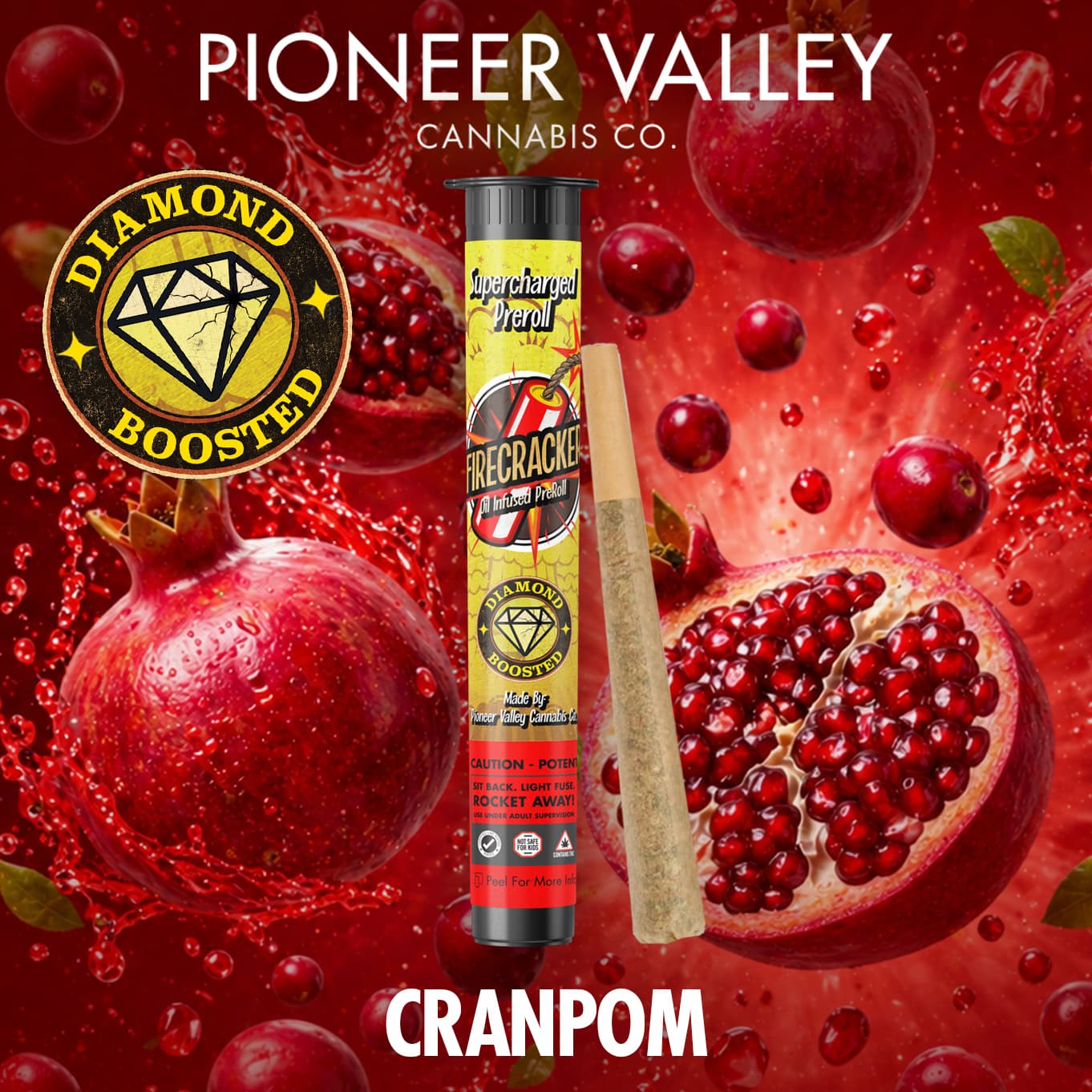Pioneer Valley Firecracker CranPom Infused Preroll
