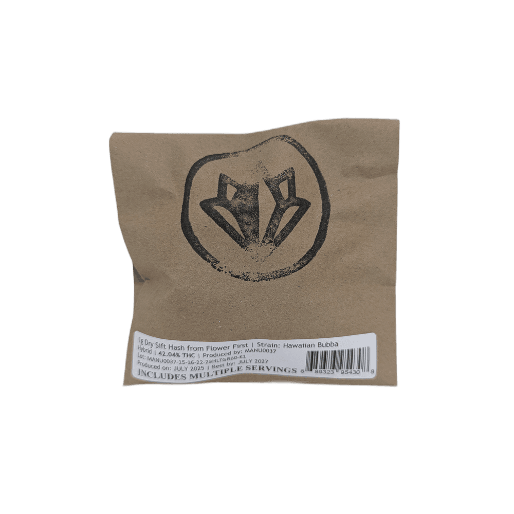 Flower First Hawaiian Bubba Dry Sift Hash | Flower First