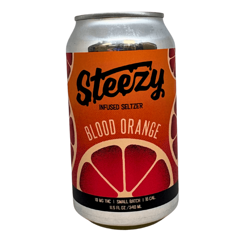 Steezy Cultivation Blood Orange Seltzer - 10mg