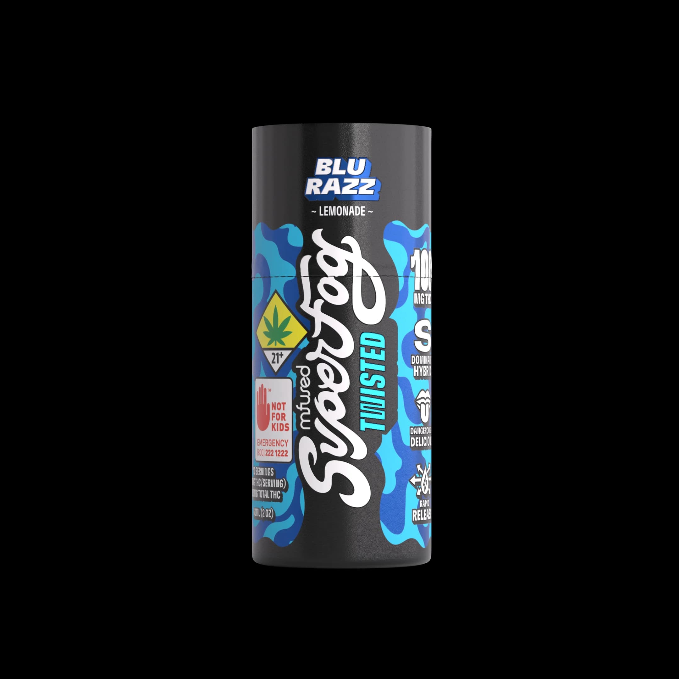 Burzt MFUSED | Burzt Twisted | Blu Razz | 100mg