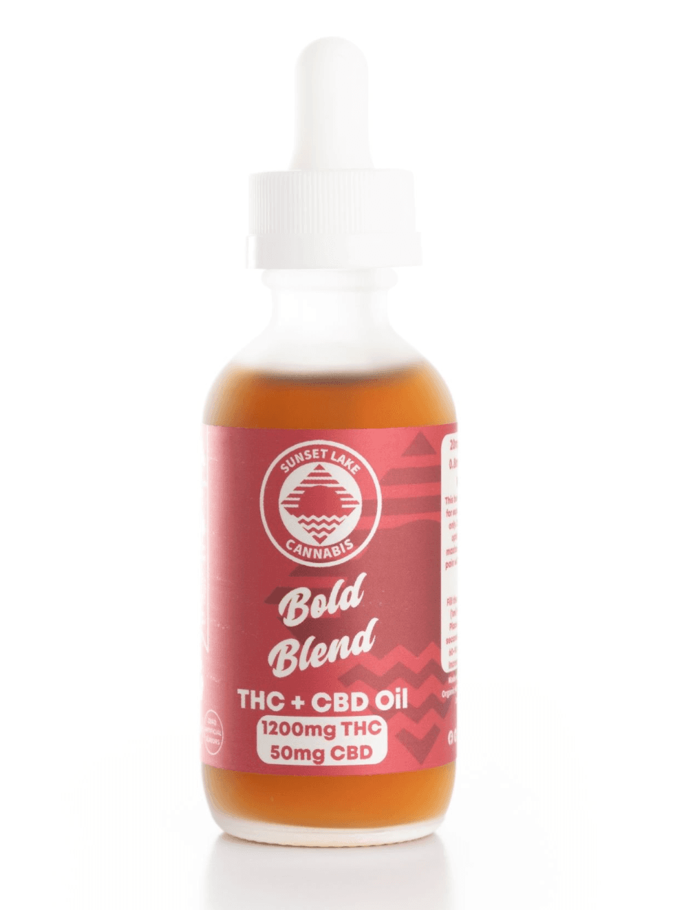 Sunset Lake Bold Blend Tincture | 1200MG THC + 50MG CBD