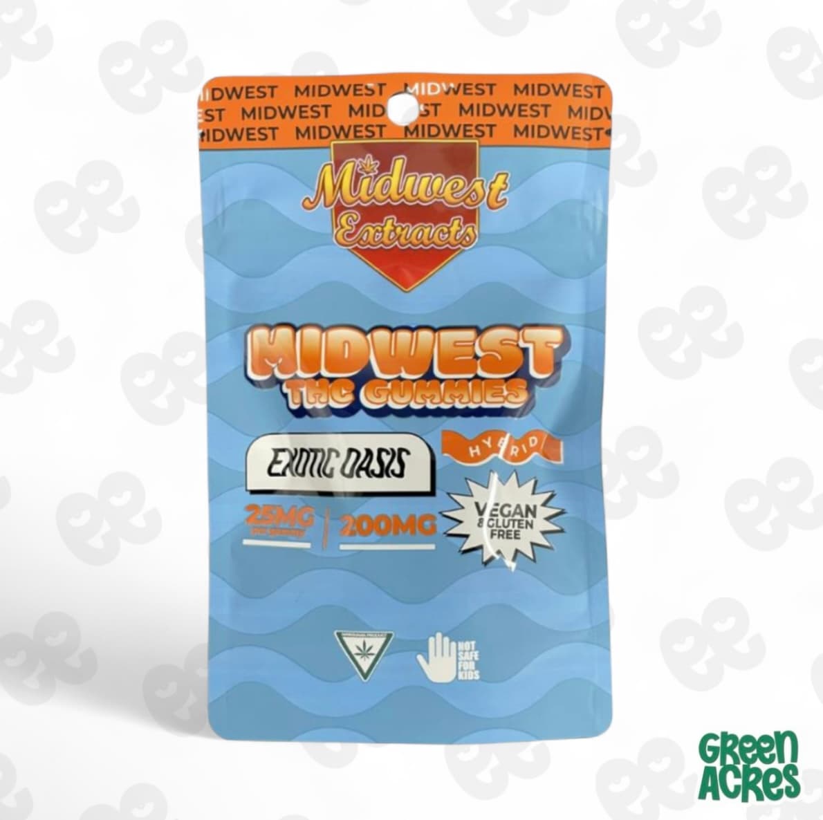Midwest Extracts Midwest Extracts: Exotic Oasis 200MG Gummies
