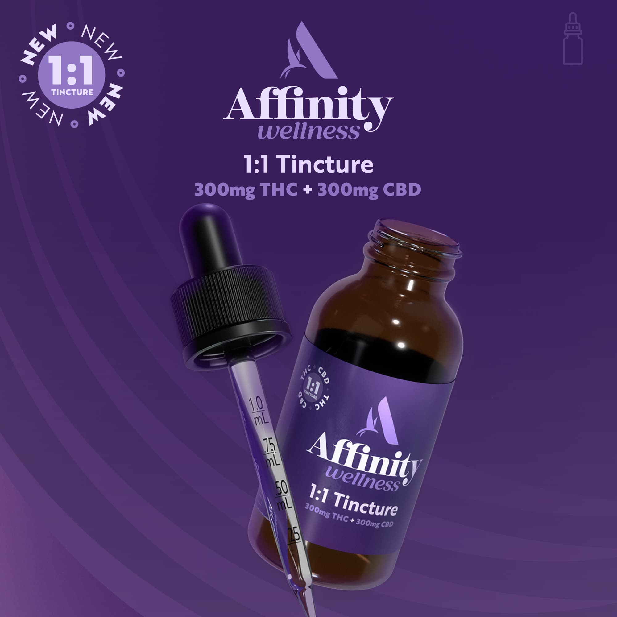Affinity Grow AFG 1:1 Tincture 00673 30mL