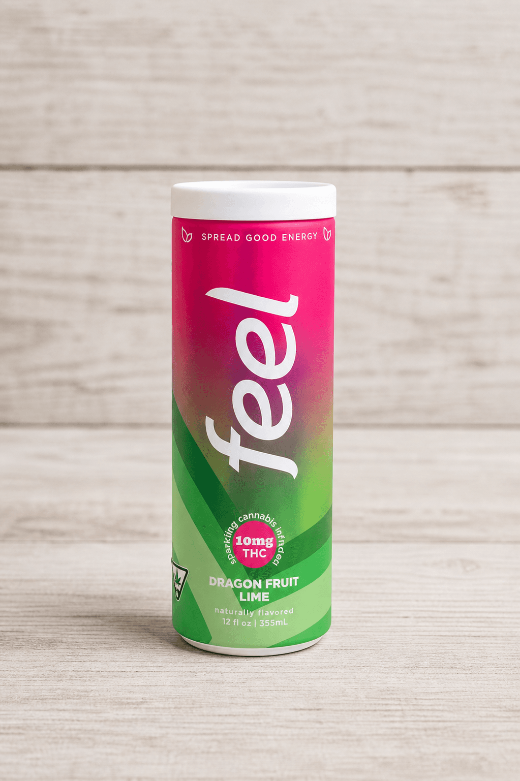 Feel Single Can | 10 mg | Dragon Fruit Lime | THC Beverage