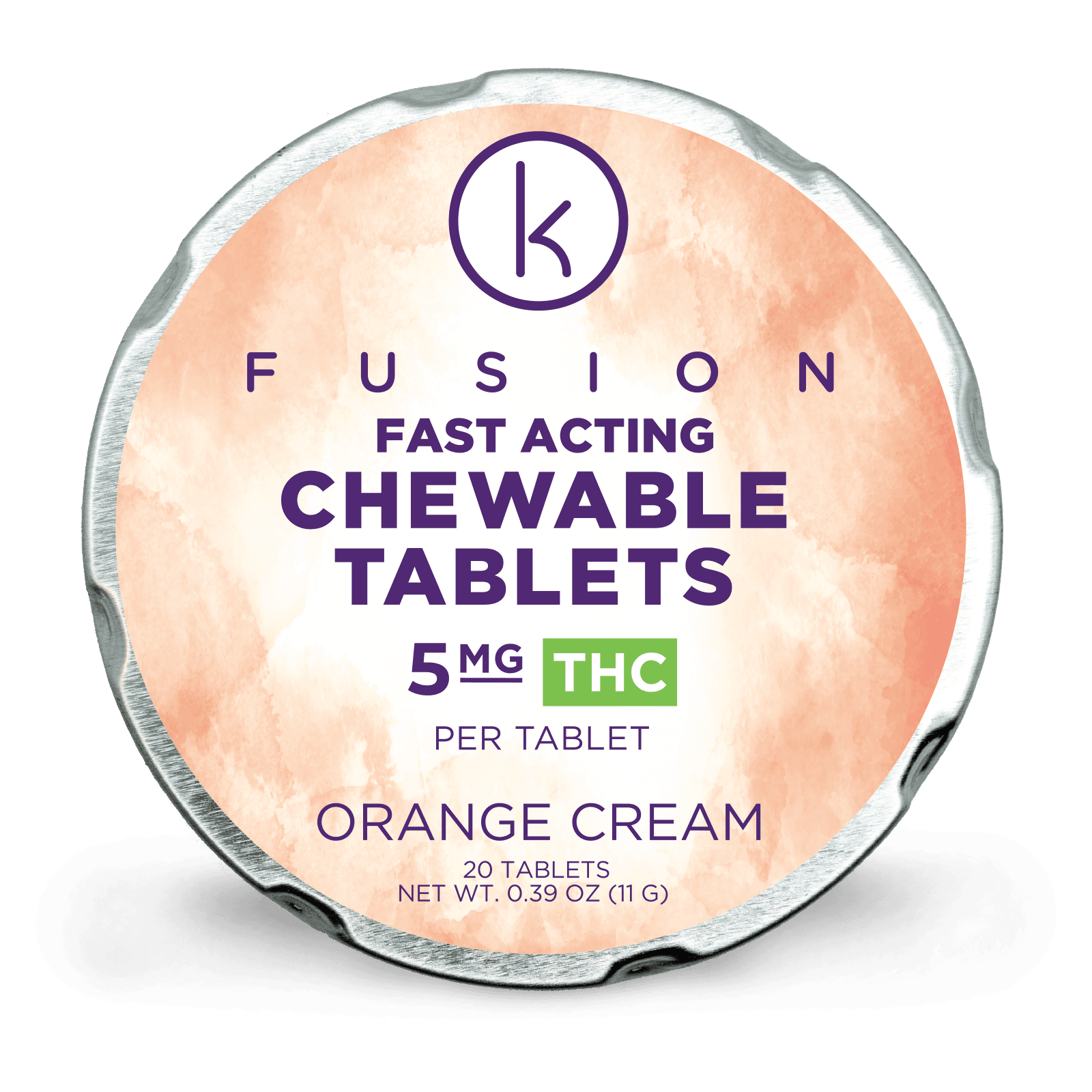 K Fusion Tablets Orange Cream [20pk] | 100mg