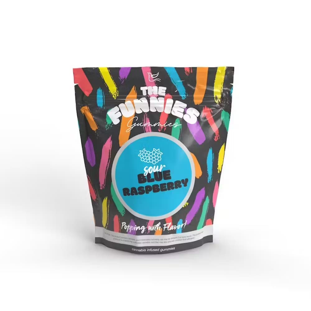 NGW Super Funny Sour Blue Raspberry Gummies - 1 Pack