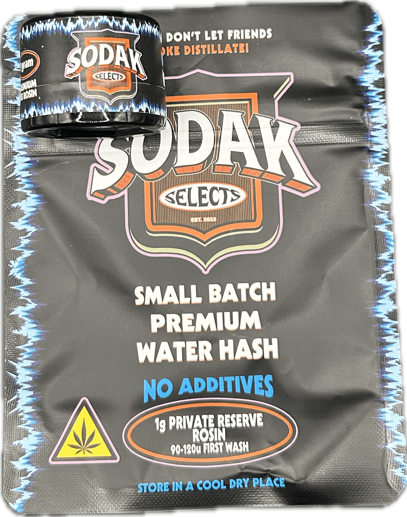 Sodak Selects LLC RAINBOW PUSH POP - 1g Badder
