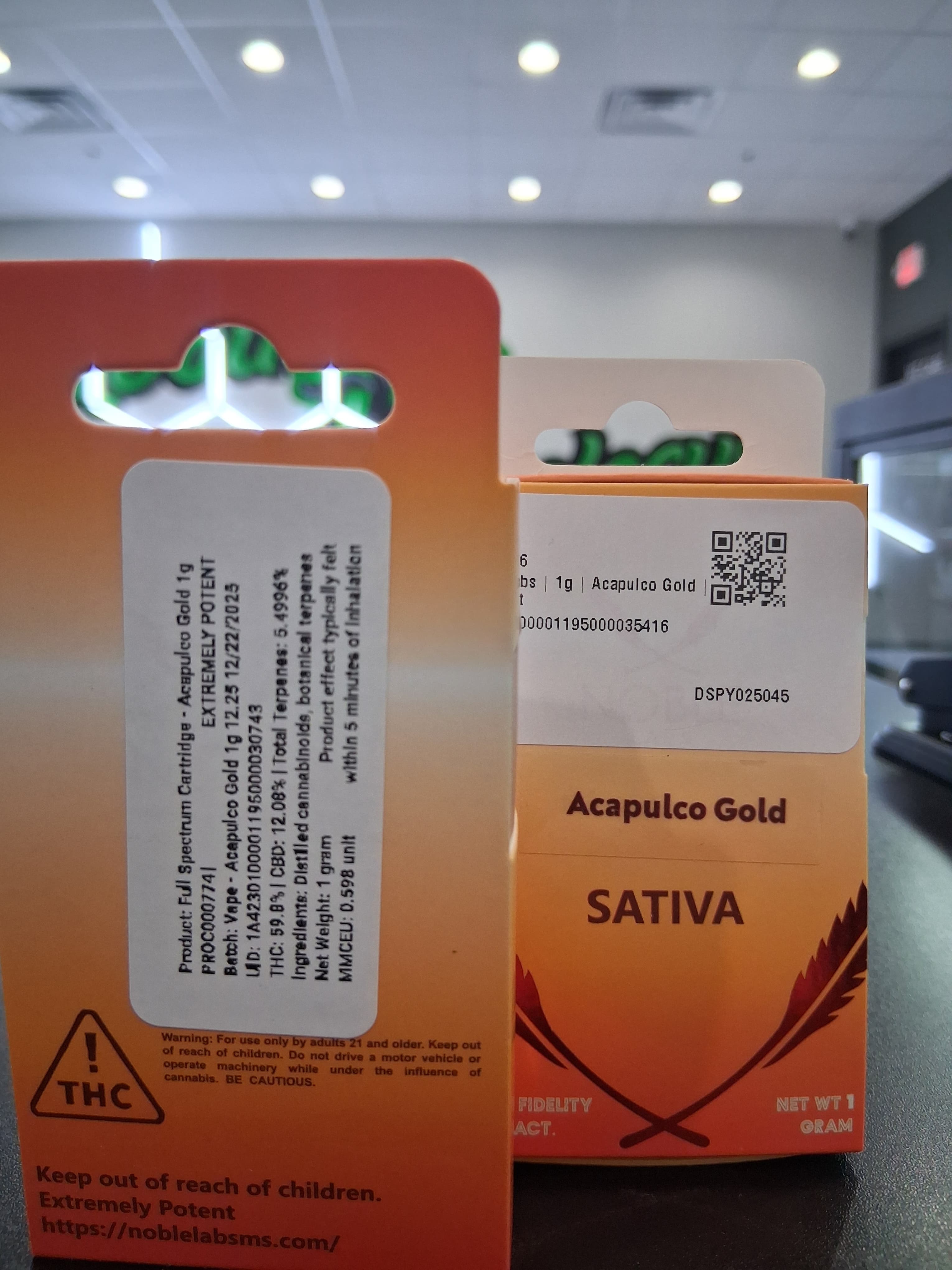 Noble Labs Acapulco Gold | Cartridge