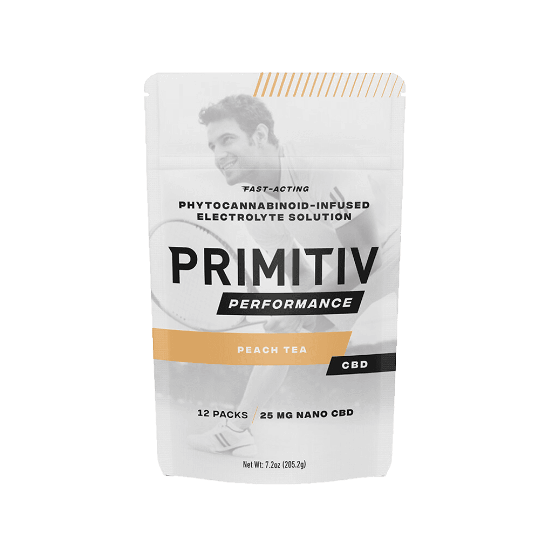 Primitiv Performance - 300mg CBD Electrolyte Solution - Peach Tea