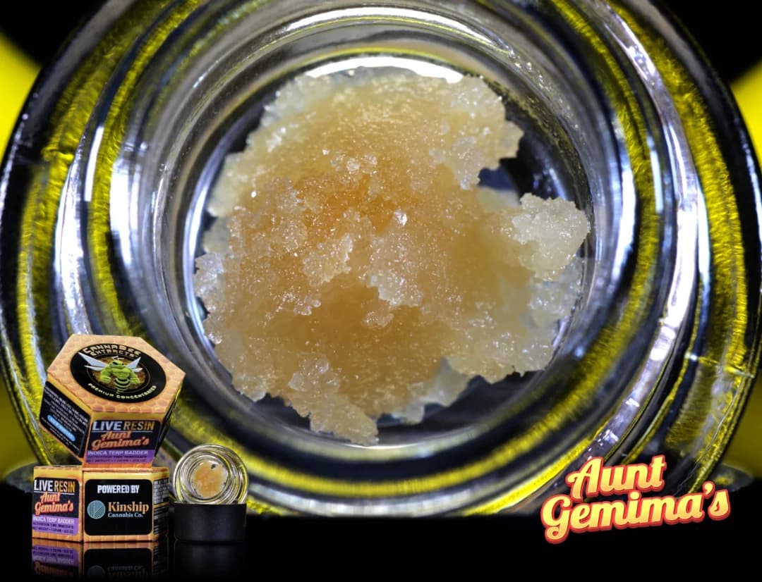 CannaBee Extracts Aunt Gemima's LIVE RESIN Terp Badder