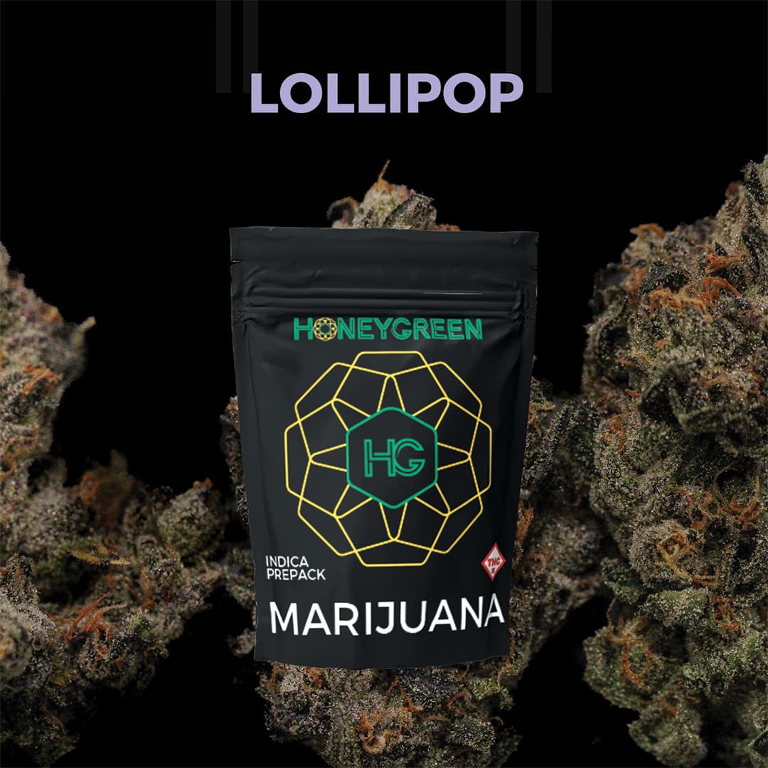 Honey Green Flower | Lollipop | 3.5g