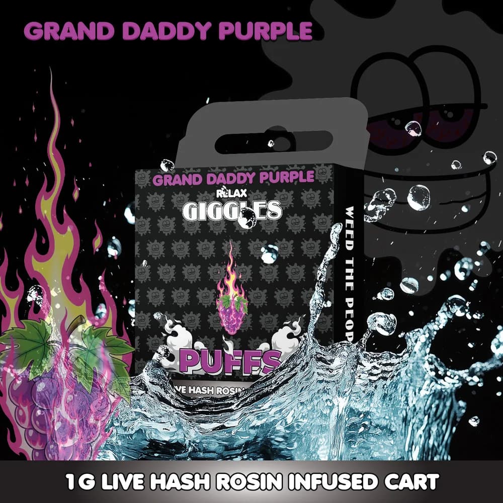 Giggles Puffs Grand Daddy Purple [2000mg]