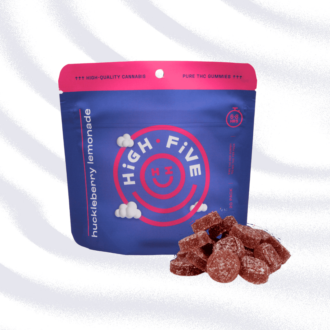 High Five Cannabis Co. Gummies | High Five Huckleberry Lemonade