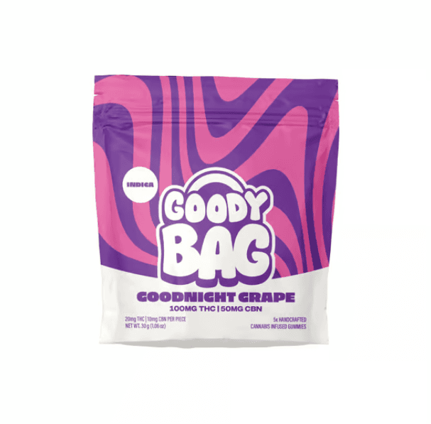 PTS - Goody Bag Gummy Goodnight Grape 2:1 (THC:CBN) [5pk] | 100mg
