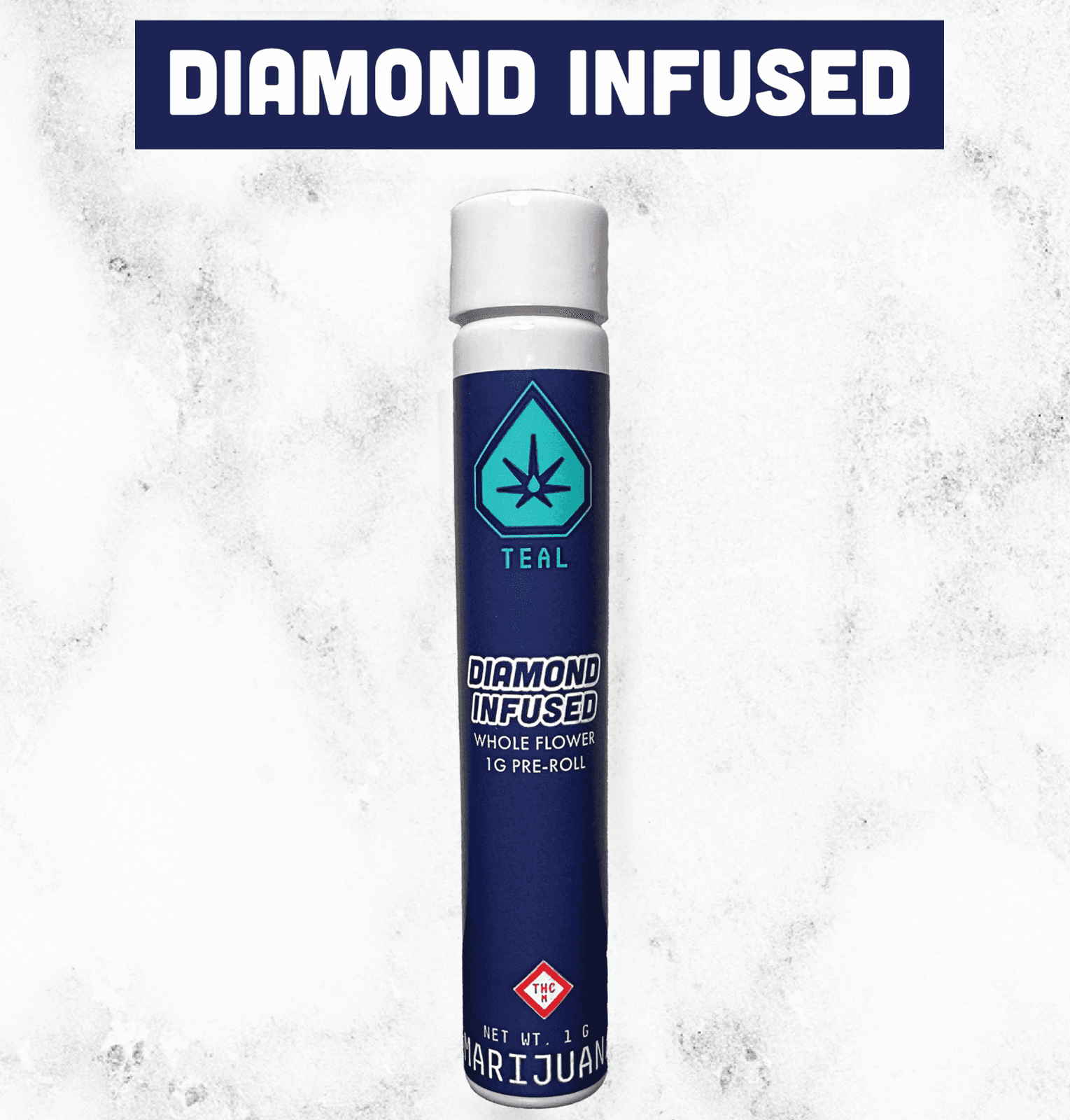 Teal Labs Blue Platinum Diamond Infused PreRoll