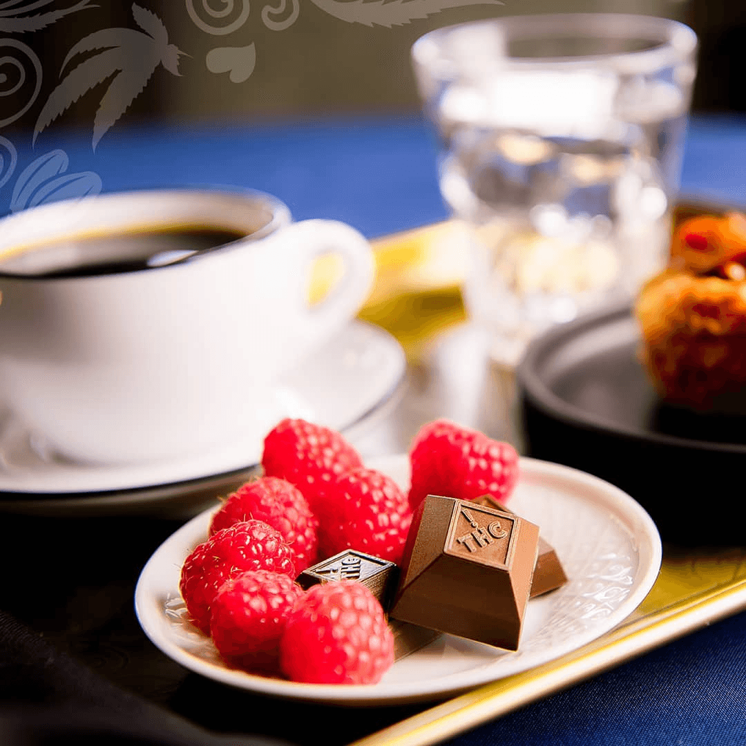 Nove Raspberry Bramble Dark Chocolate | Chocolate | Each | 100mg