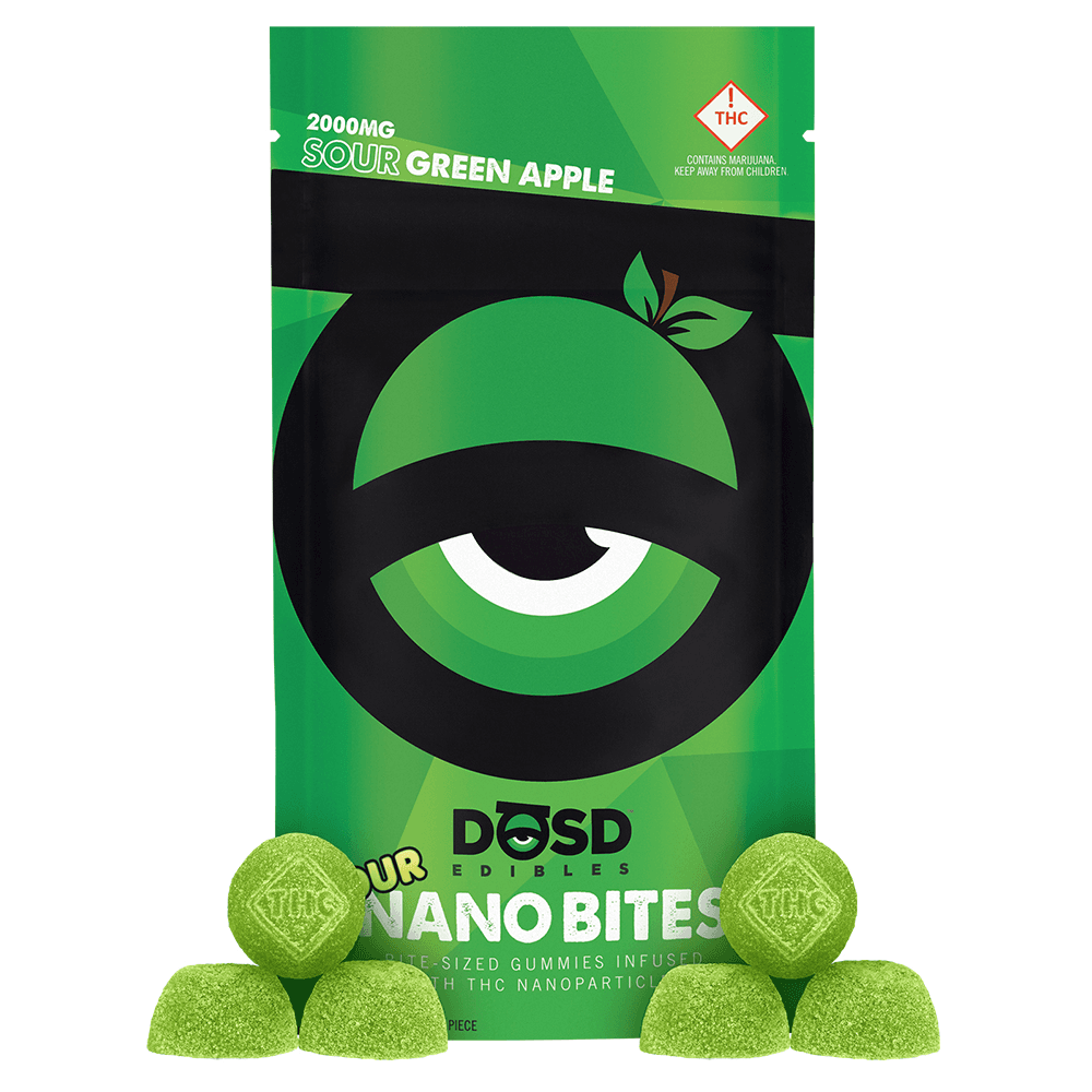 DOSD Nano Bites MED - Sour Green Apple