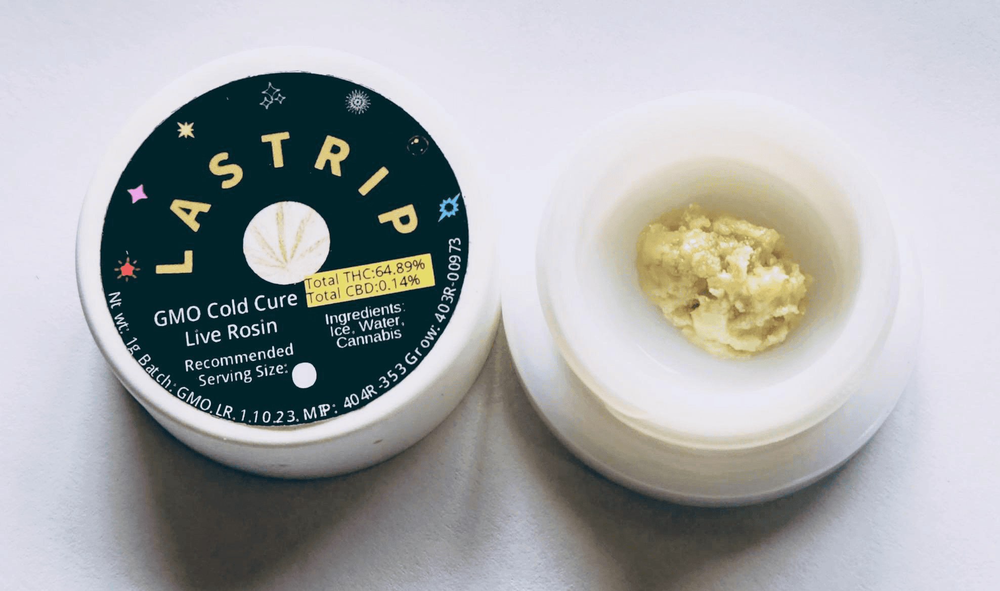 LASTRIP SubZero (H) - 90/120u Live Rosin - Lastrip