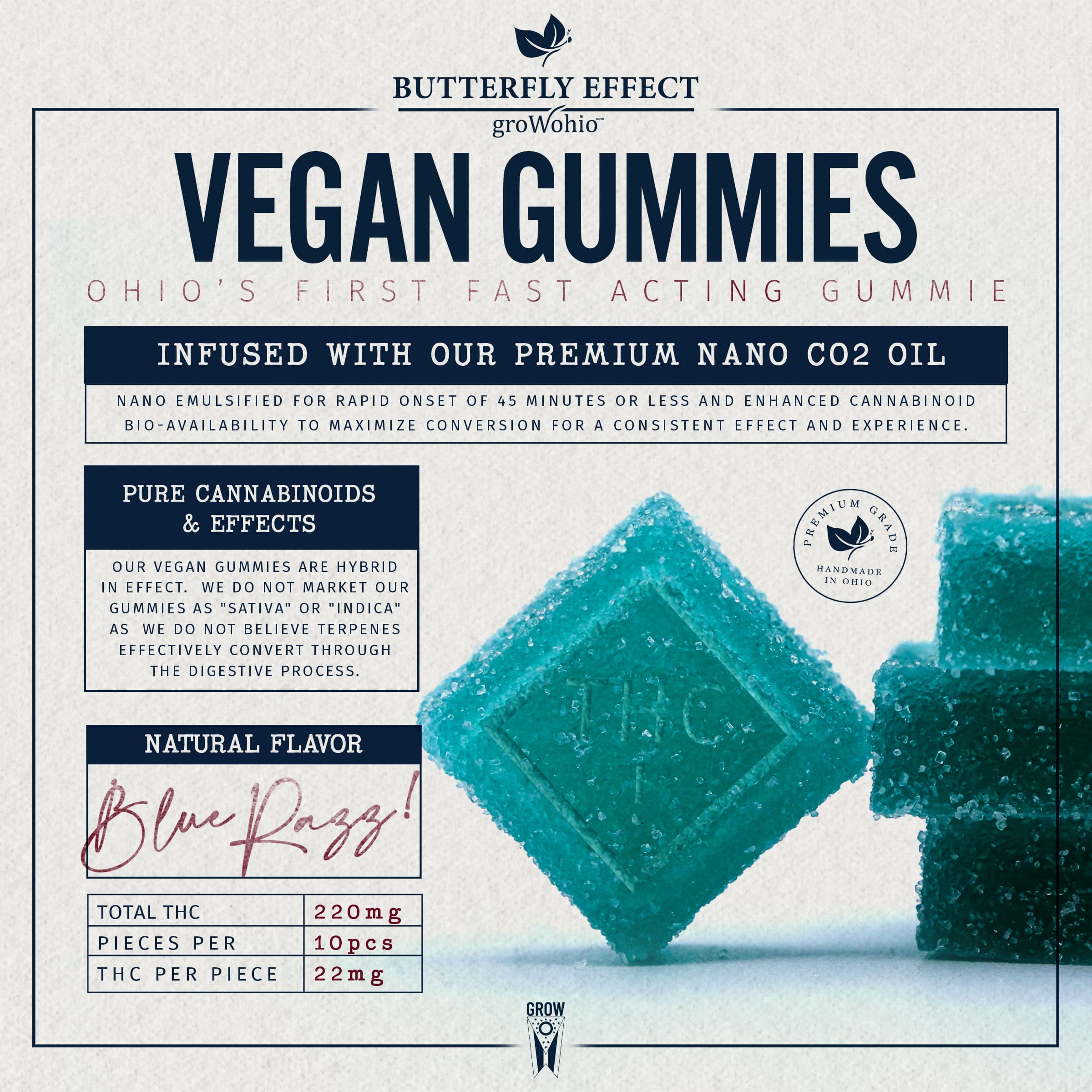 Blue Razz Gummies