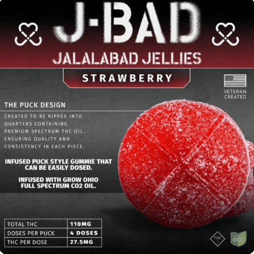 JBAD Strawberry Field Pack 110mg (4ct)
