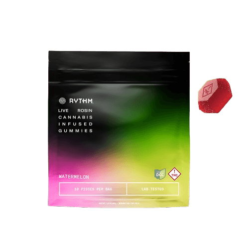Rythm Solventless Watermelon Gummy 100mg