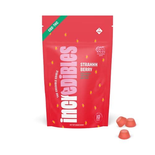 Incredibles 1:1 Strahhhberry Gummies 200mg (10ct)