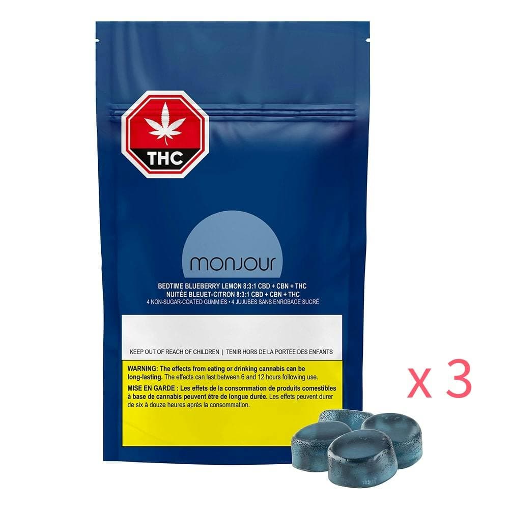 Bedtime Blueberry Lemon 2.5mg Gummies