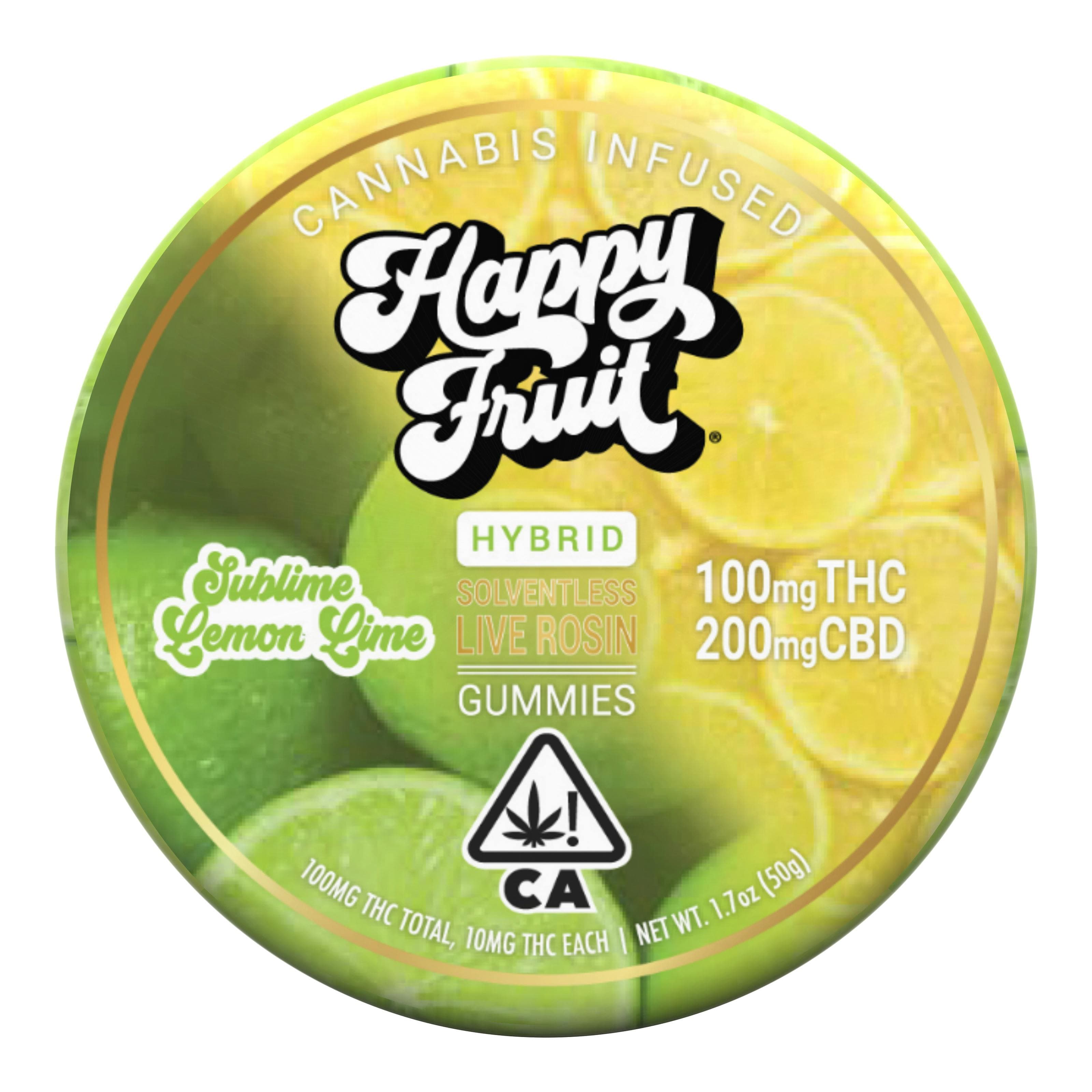 Sublime Lemon Lime Rosin Gummies