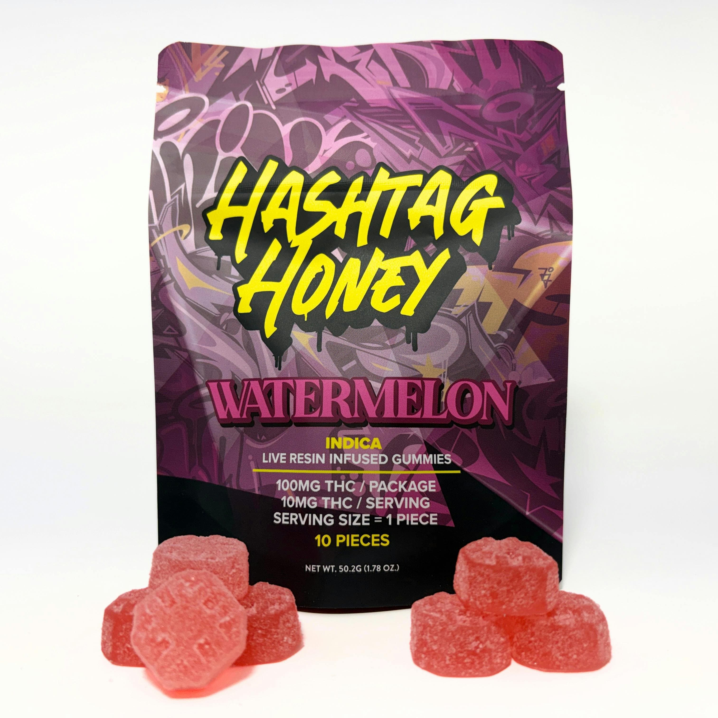 Watermelon Live Resin Gummies