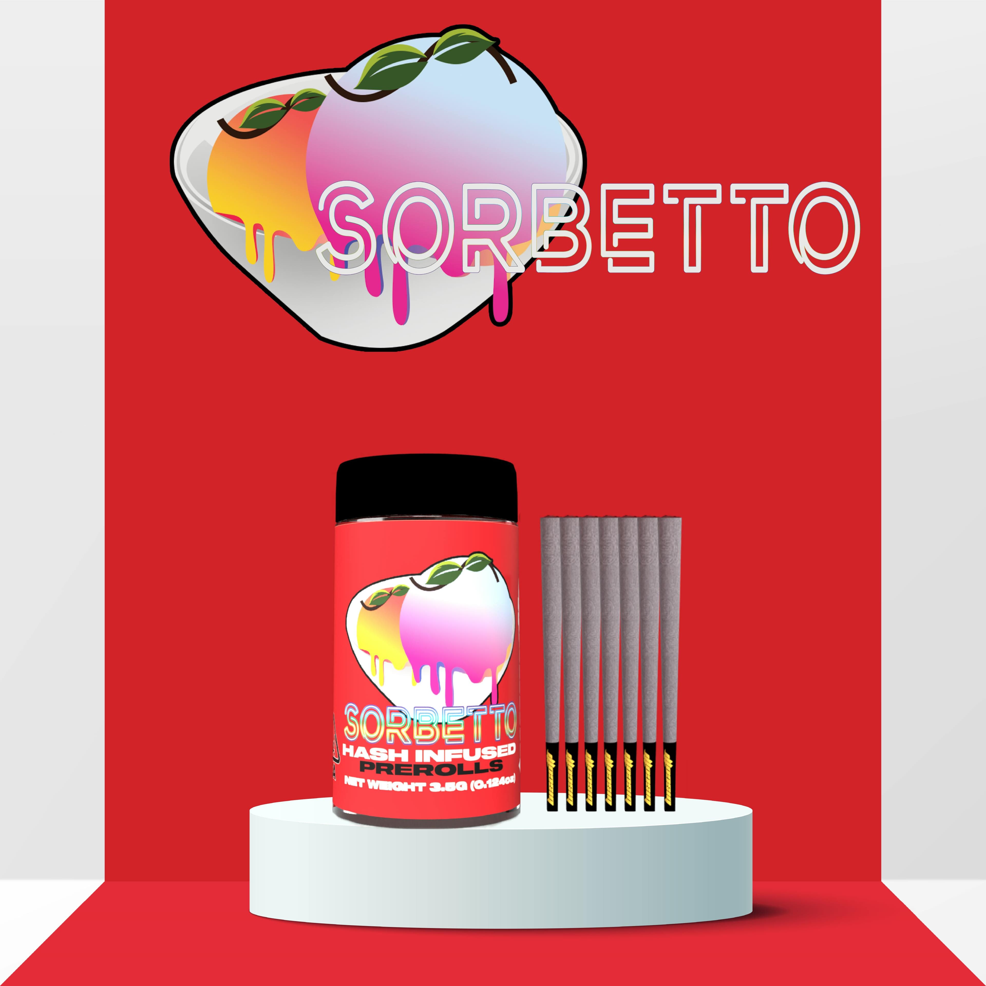 Infused Preroll 7pk Sativa Sorbetto