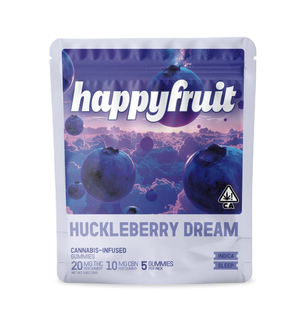Huckleberry Dream Gummies Thc/50mg Cbn