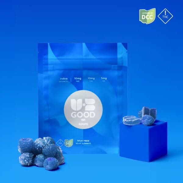 Blue Razz Sour Gummies | 10ct