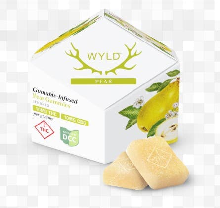 1:1 THC:CBG Pear Gummies | 10ct