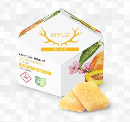 2:1 CBD:THC Peach Gummies | 10ct