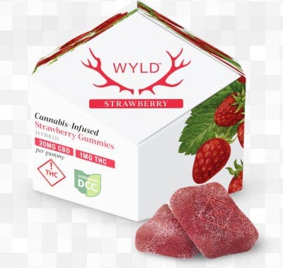 20:1 CBD:THC Strawberry Gummies | 10ct