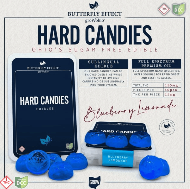 Blueberry Lemonade [110mg] - Hard Candies