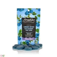 Smokiez: Sweet Blue Raspberry - Gummies 10pk 100mg