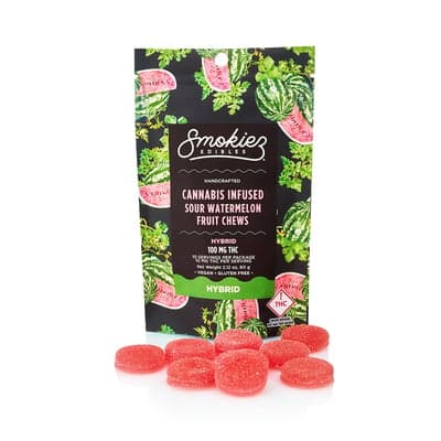 Sour Watermelon Smokiez 100mg | 10pk