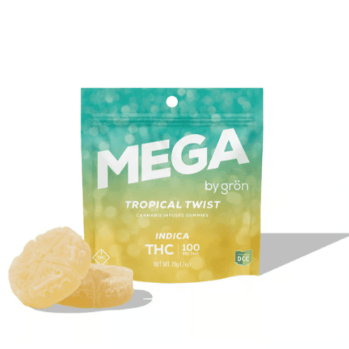 Gron - Tropical Twist Indica Mega Gummy Pearl - 10ct - 110mg
