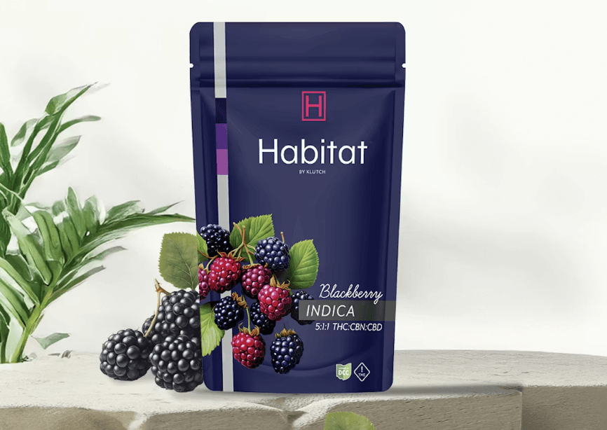 Habitat | Blackberry 5:1:1 THC:CBD:CBN 20pk | 100mg Gummies