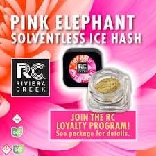 Riviera Creek: Pink Elephant - Ice Hash