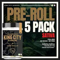 Lemon Meringue Pie 5 Pack Pre-Rolls .7g each (Sativa) | King City Gardens