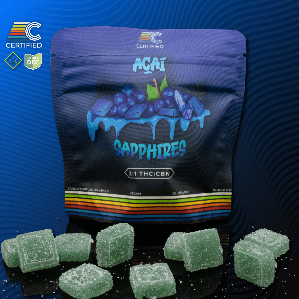 Acai Sapphires 2:1 CBN 110mg (Indica) | Certified