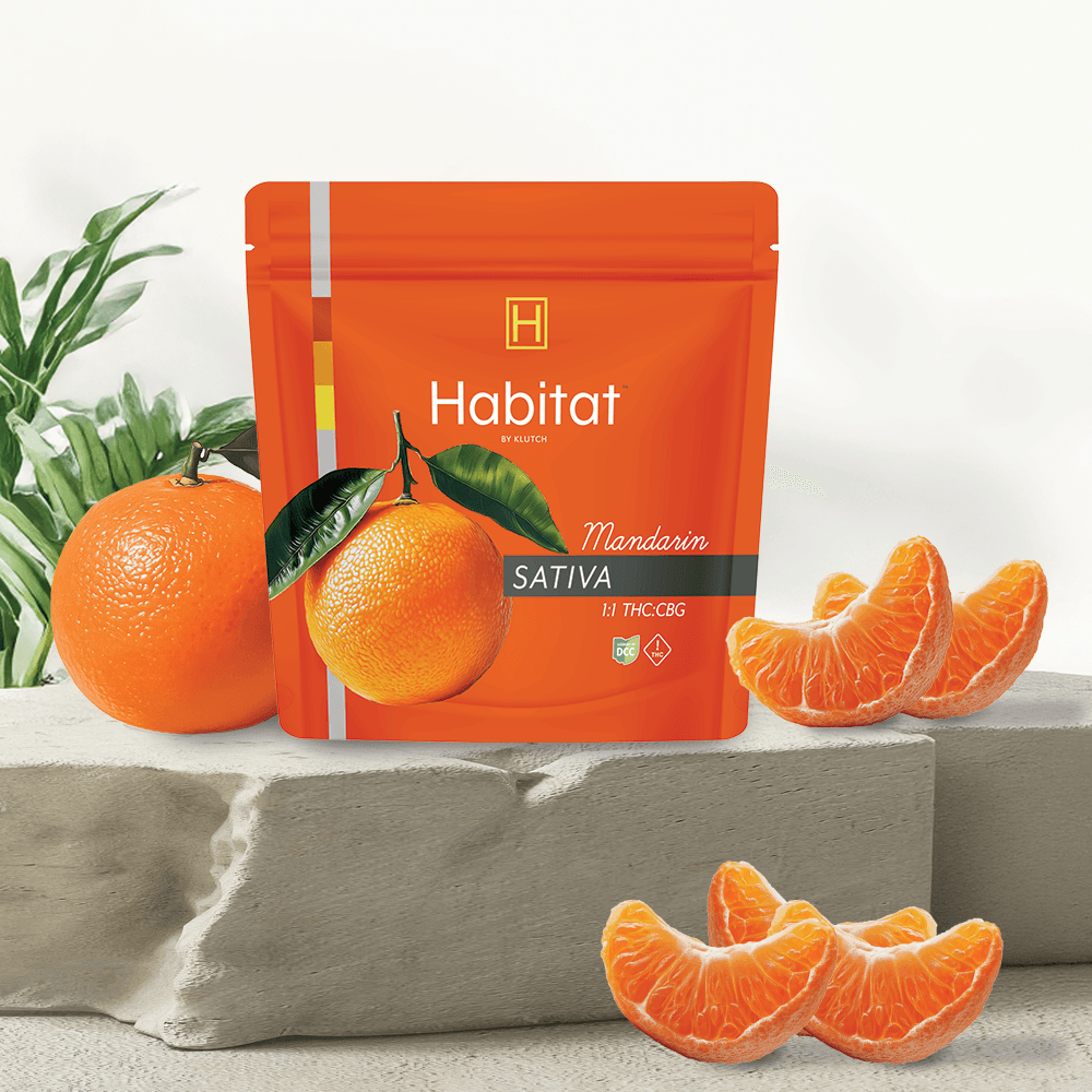| Mandarin Sativa 1:1 (THC:CBG) Gummies |