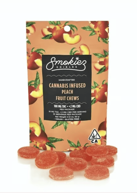 Smokiez - Sweet Peach Gummies 10pk - 100mg